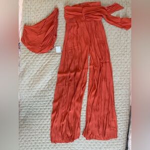 Free People Maggie Co Ord Palermo Set Pants One Shoulder Cropped Top XS